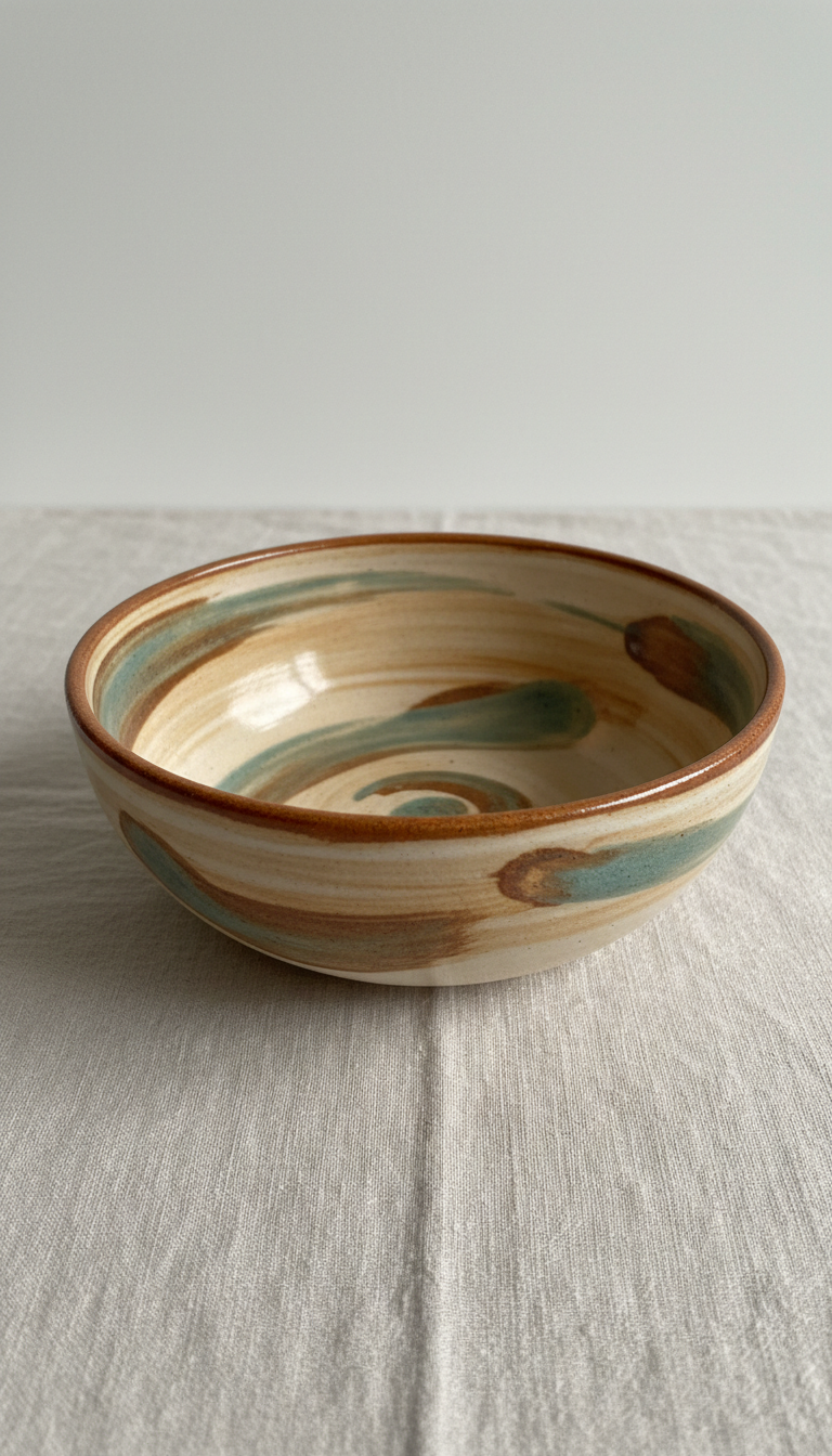 Bowl de cerâmica artesanal esmaltada