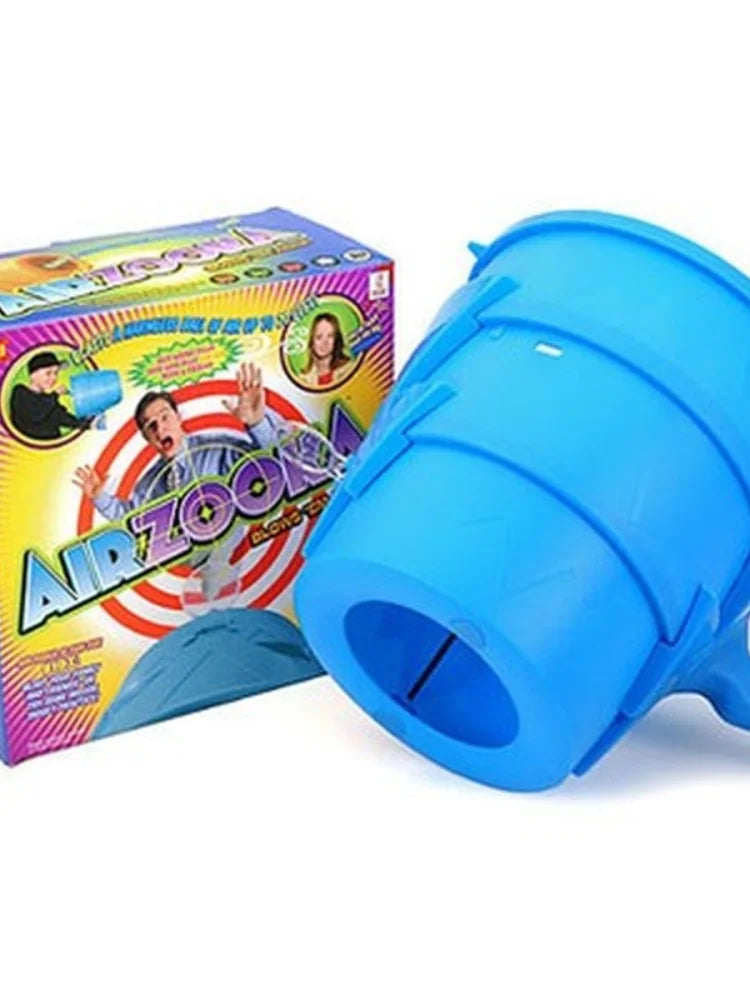 Americano genuíno airzooka dia das crianças canhão de ar complicado truque engraçado tecnologia criativo ventilação brinquedo natal presente aniversário