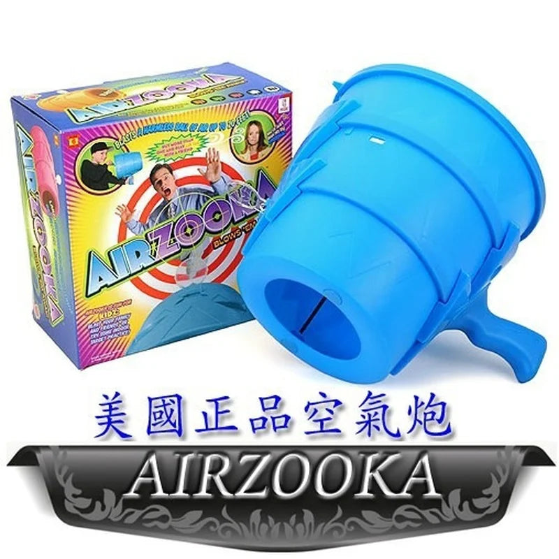 Americano genuíno airzooka dia das crianças canhão de ar complicado truque engraçado tecnologia criativo ventilação brinquedo natal presente aniversário