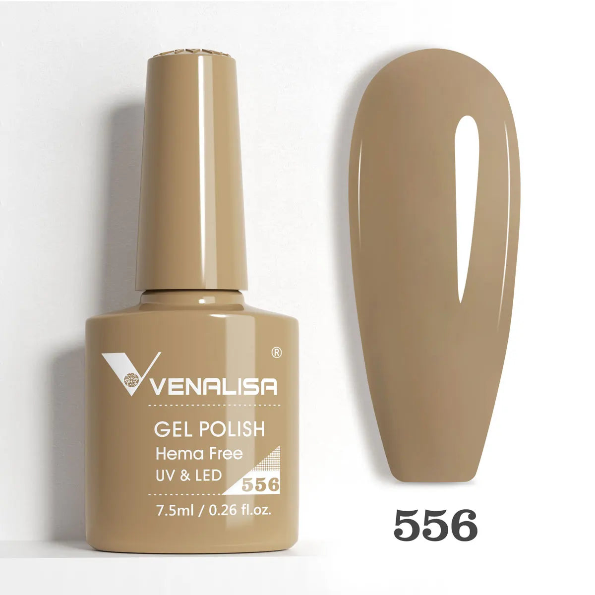 Verniz de Gel com Glitter Venalisa Livre de HEMA e TPO – Cobertura Total Deslumbrante, Soak Off, Gel UV/LED para Unhas de Gel Francesas, Coleção Nude Rosa Jelly