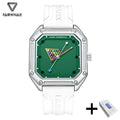 2025 novo relógio original para homem esporte pulseira de silicone à prova dwaterproof água relógio de quartzo moda masculina design de bilhar relógio de pulso verde menino