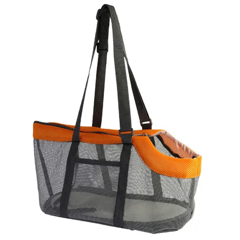 Sacos de transporte para animais de estimação malha dobrável pet transportadora bolsa para cães pequenos schnauzer em miniatura cães acessórios