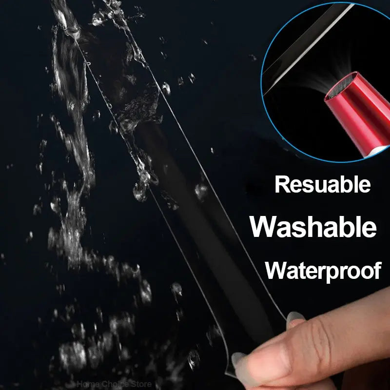 Nano fita adesiva dupla face super forte, transparente, reutilizável, à prova d'água, resistência ao calor, banheiro, decoração de casa