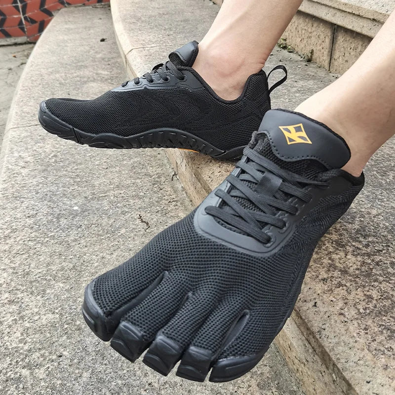 Sapatos Unissex com Dedos Separados para Homens, Tênis Casuais FiveFingers, Sapatos de Escalada com Drenagem, Sapatos de Água de Secagem Rápida para Canyoning