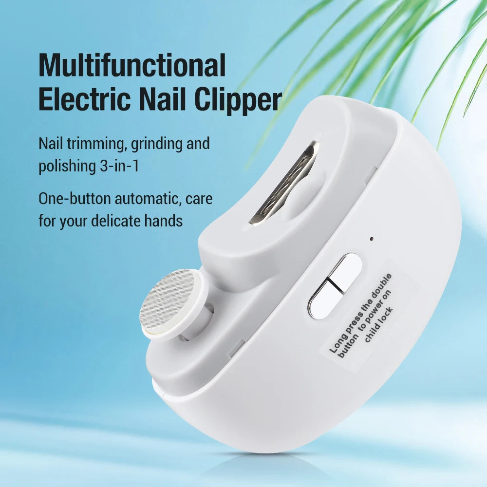 Moinho elétrico 2 em 1 para manicure, polimento de unhas