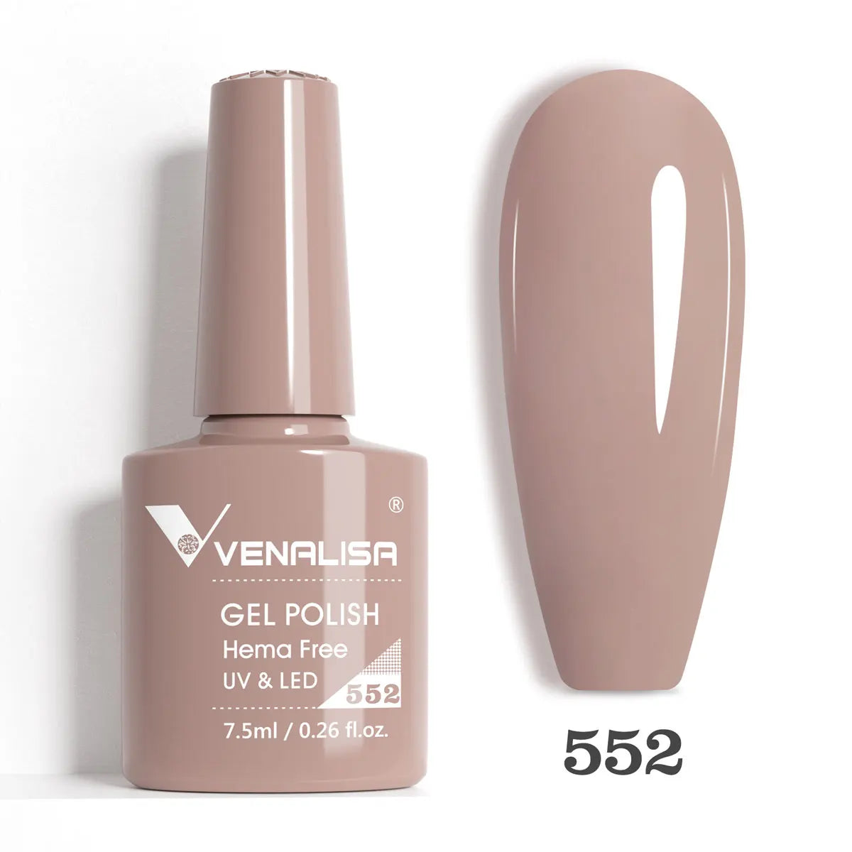 Verniz de Gel com Glitter Venalisa Livre de HEMA e TPO – Cobertura Total Deslumbrante, Soak Off, Gel UV/LED para Unhas de Gel Francesas, Coleção Nude Rosa Jelly