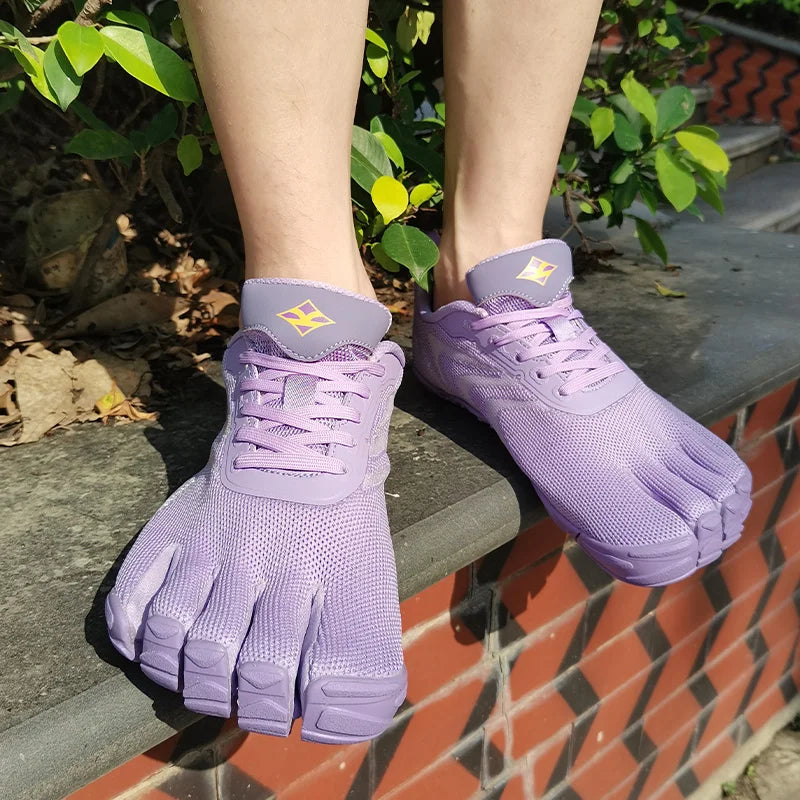 Sapatos Unissex com Dedos Separados para Homens, Tênis Casuais FiveFingers, Sapatos de Escalada com Drenagem, Sapatos de Água de Secagem Rápida para Canyoning