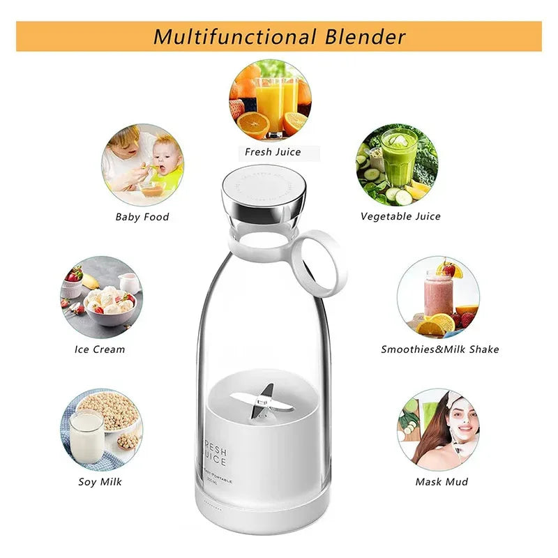 Mini Liquidificador Portátil Elétrico