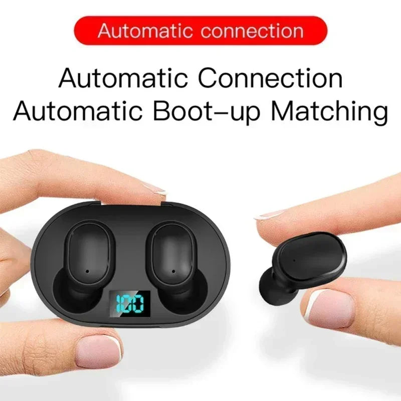 Fones de Ouvido Sem Fio Bluetooth E6S TWS – Earbuds com Cancelamento de Ruído e Microfone