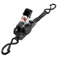 Cintas de Catraca Automáticas 3m x 25mm, Cintas de Amarração Autorretráteis com Ganchos em S para Fixação de Cargas Pesadas