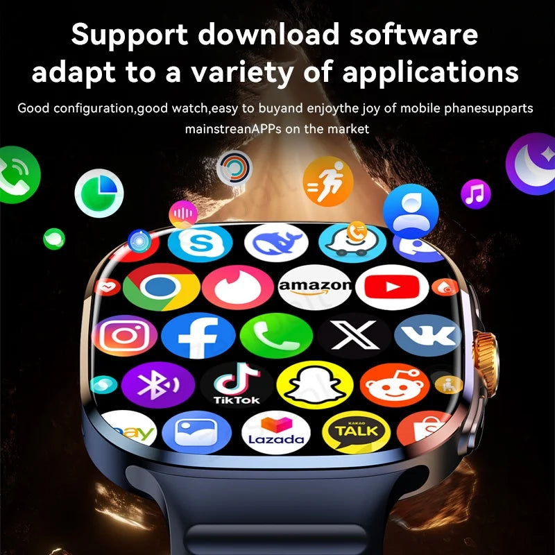 Original M99 Smartwatch Inserção de tela Amoled de 2,4 polegadas 4G/5G Cartão Sim GPS WIFI 190 ° Jogo de câmera rotativa Android 10.0 Smart Watch