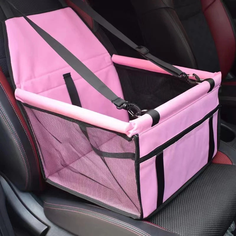 Capa de Assento para Carro de Cães de Alta Qualidade, Dobrável e Removível, Bolsa de Transporte Segura e Estável para Viagens