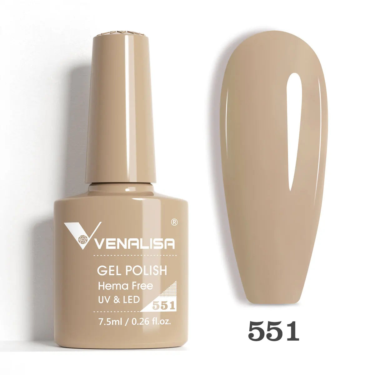 Verniz de Gel com Glitter Venalisa Livre de HEMA e TPO – Cobertura Total Deslumbrante, Soak Off, Gel UV/LED para Unhas de Gel Francesas, Coleção Nude Rosa Jelly