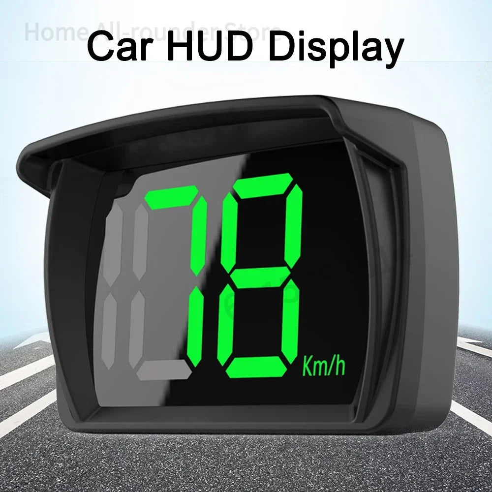 Carro hud gps velocímetro mph digital head up display grande fonte led para caminhão suv motocicleta acessórios universais