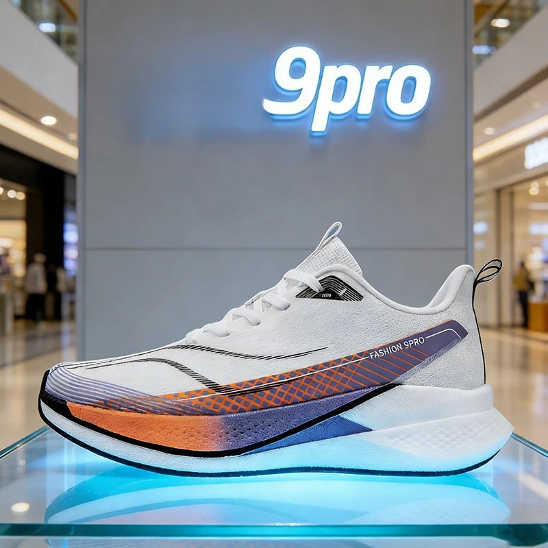 Tênis de Corrida Unissex 2026 Novo Chitu 9ro com Placa de Fibra de Carbono, Leve, Amortecido, para Jogging e Competição Esportiva