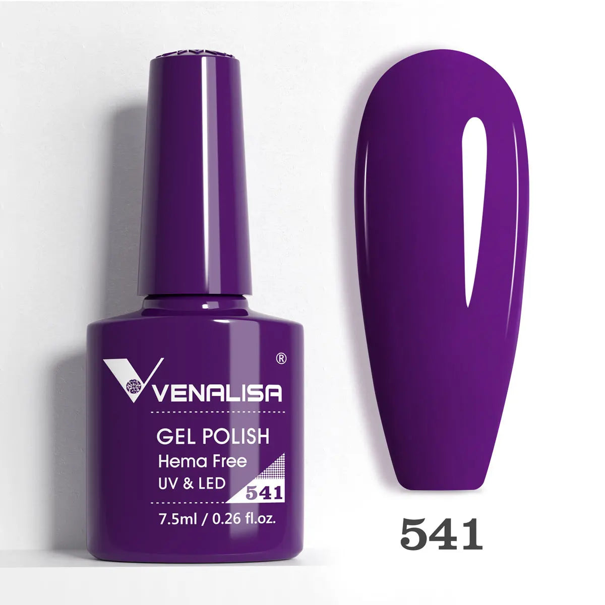 Verniz de Gel com Glitter Venalisa Livre de HEMA e TPO – Cobertura Total Deslumbrante, Soak Off, Gel UV/LED para Unhas de Gel Francesas, Coleção Nude Rosa Jelly