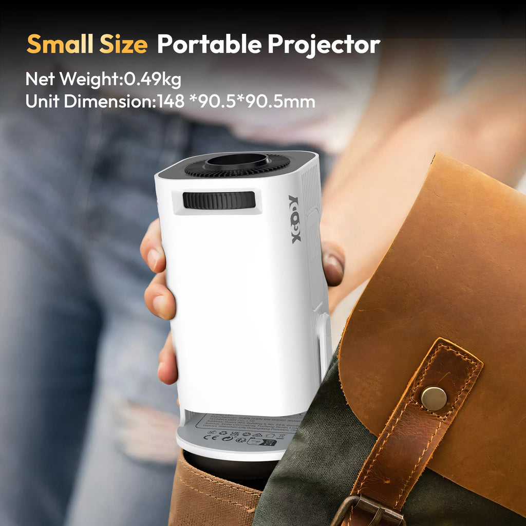 Miniprojetor Portátil Xgody Gimbal 3 Pro — 4K & Android Smart