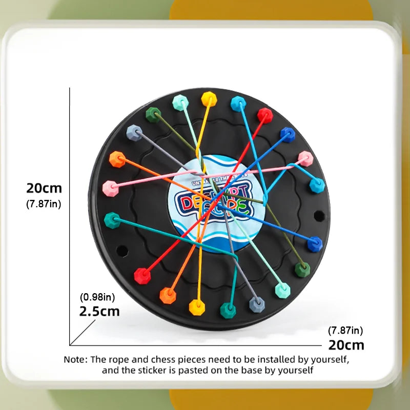 brinquedo das crianças corda decodificação jogo treinamento lógico