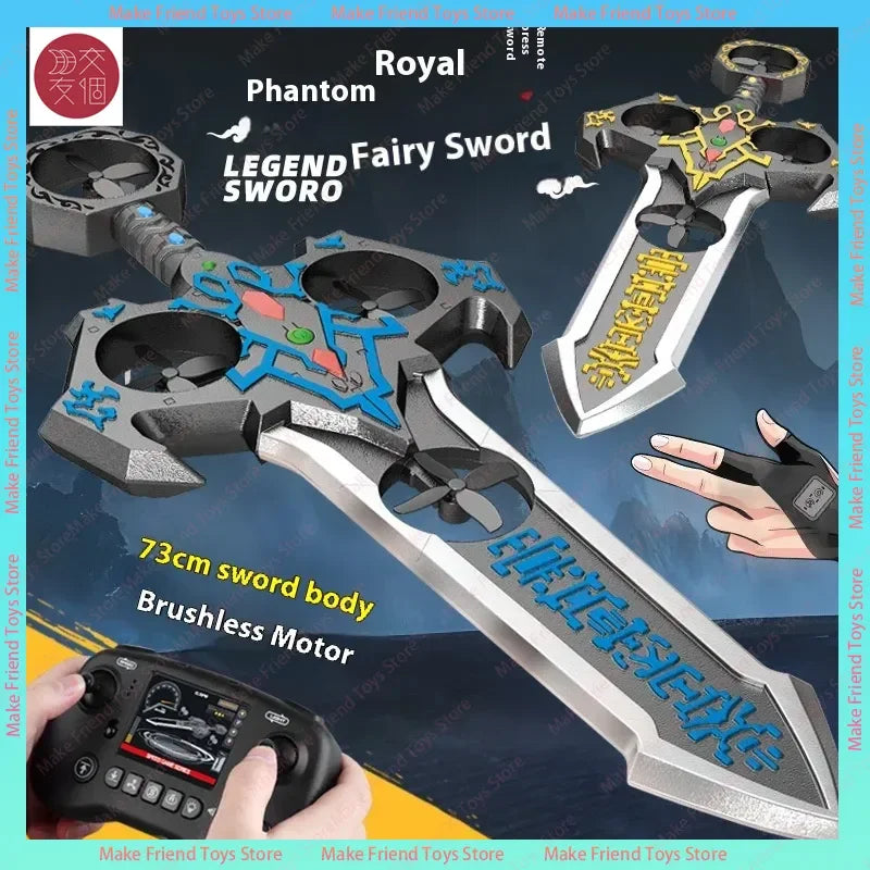 Drone de espada voadora Rc de 73cm 36cm com controle de gestos conduziu luzes 360 ° Stunt Flip Controle Remoto Planador Brinquedo Adulto Ao Ar Livre Menino Presente