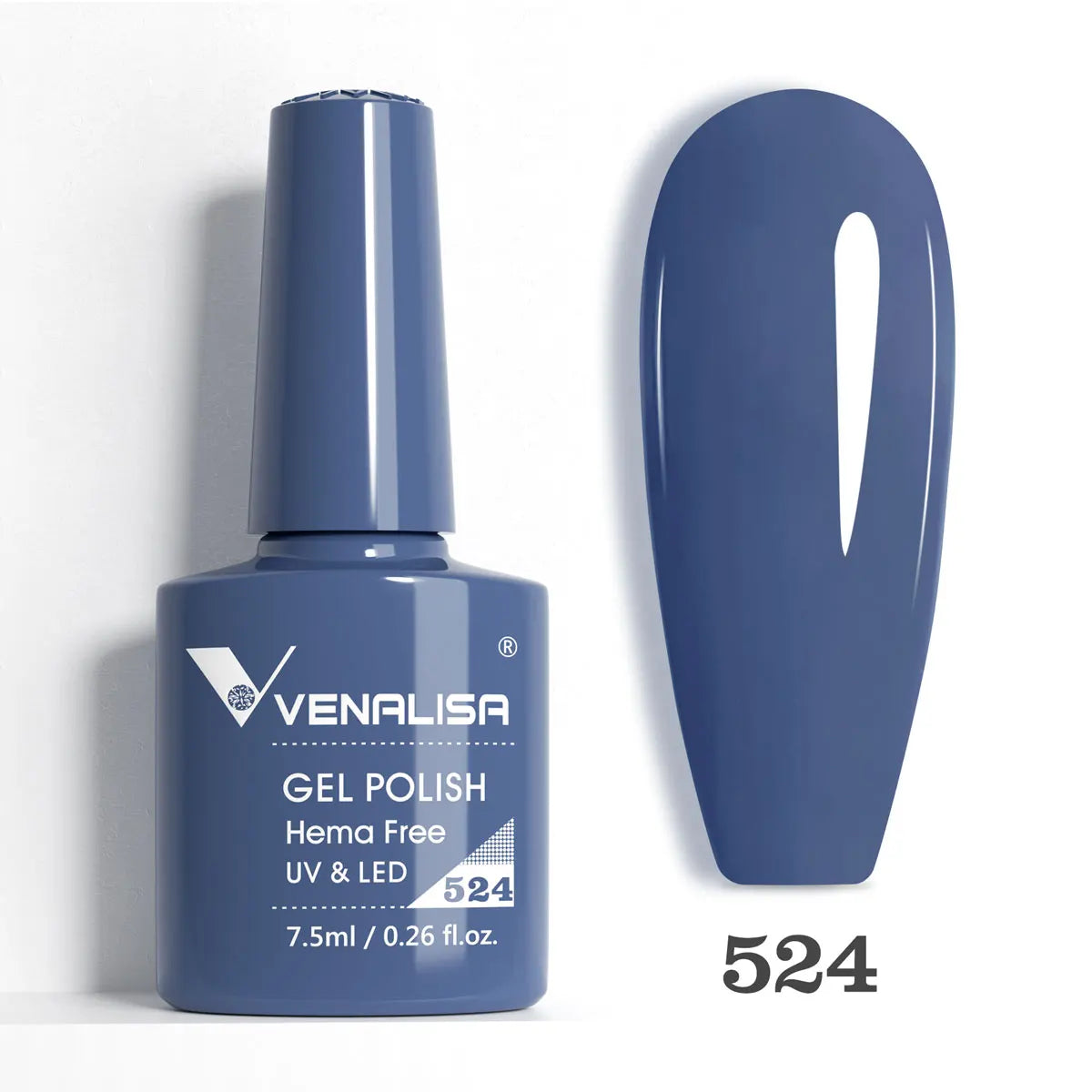 Verniz de Gel com Glitter Venalisa Livre de HEMA e TPO – Cobertura Total Deslumbrante, Soak Off, Gel UV/LED para Unhas de Gel Francesas, Coleção Nude Rosa Jelly