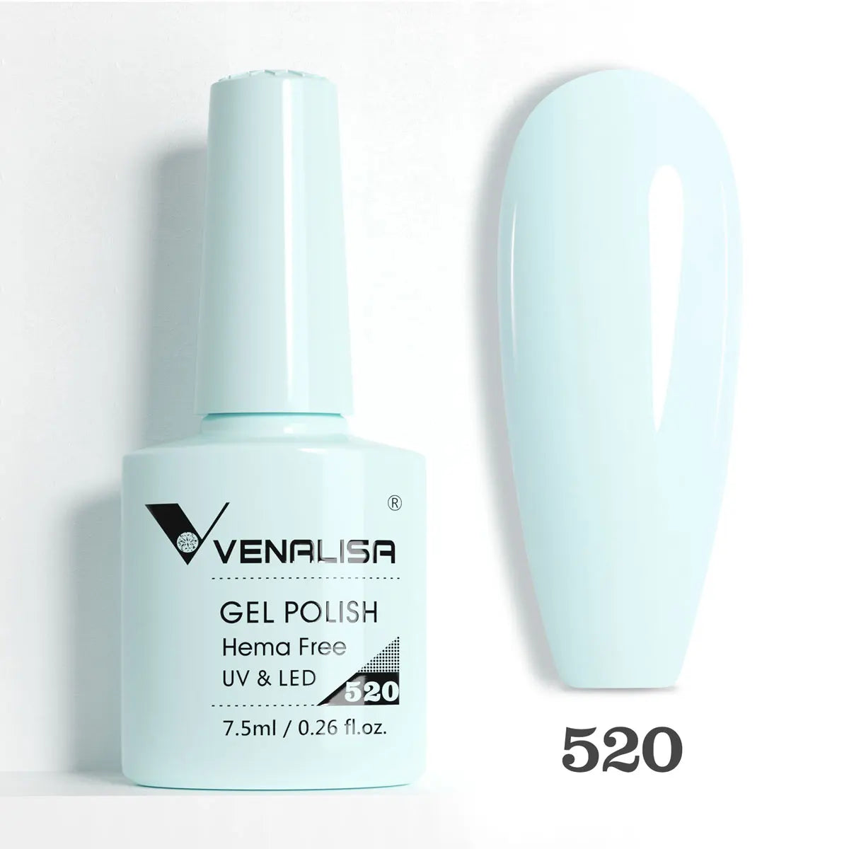 Verniz de Gel com Glitter Venalisa Livre de HEMA e TPO – Cobertura Total Deslumbrante, Soak Off, Gel UV/LED para Unhas de Gel Francesas, Coleção Nude Rosa Jelly