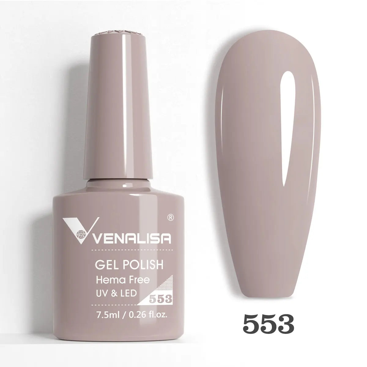 Verniz de Gel com Glitter Venalisa Livre de HEMA e TPO – Cobertura Total Deslumbrante, Soak Off, Gel UV/LED para Unhas de Gel Francesas, Coleção Nude Rosa Jelly
