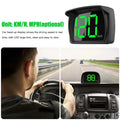 Carro hud gps velocímetro mph digital head up display grande fonte led para caminhão suv motocicleta acessórios universais