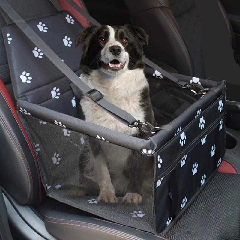 Capa de Assento para Carro de Cães de Alta Qualidade, Dobrável e Removível, Bolsa de Transporte Segura e Estável para Viagens