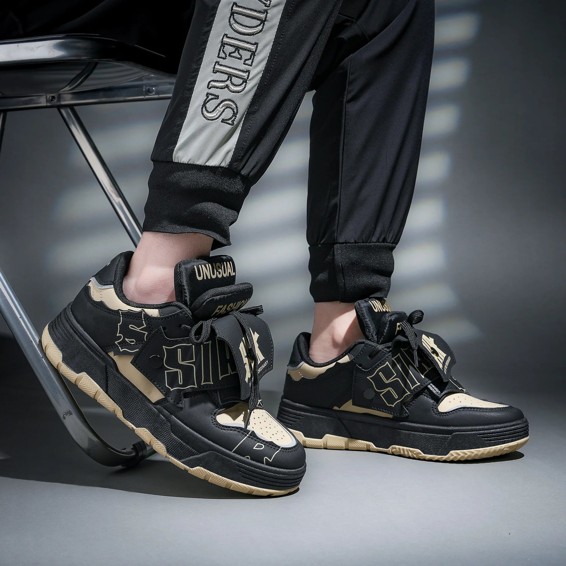 35-45 ao ar livre juventude maré pão sapatos femininos masculino placa classe calçados outono sapatos casuais confortáveis anti deslizamento tênis moda
