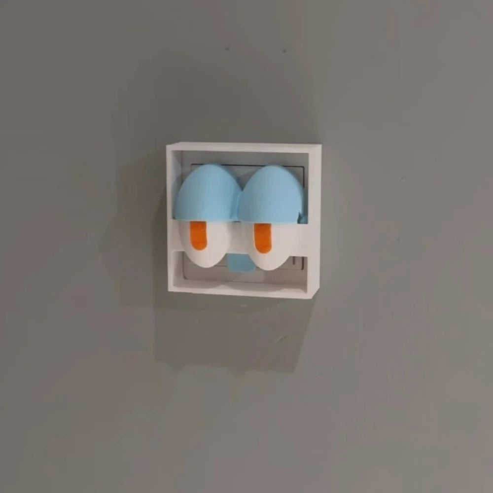 Cute SpongeBob Squidward 3D Printed Light Switch Cover, Home Decor & Gift