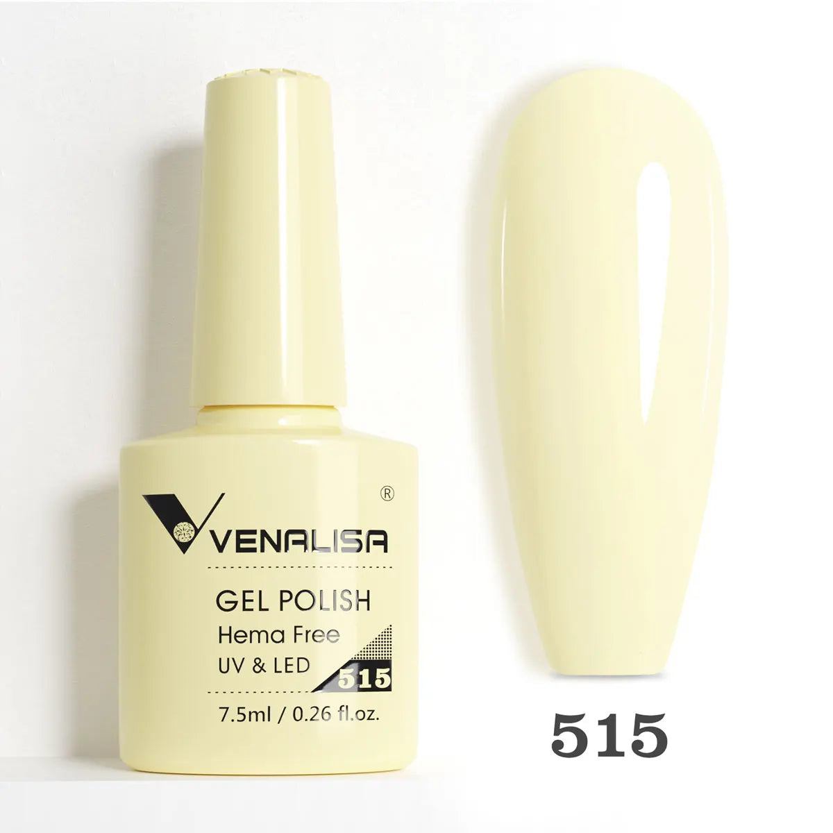 Verniz de Gel com Glitter Venalisa Livre de HEMA e TPO – Cobertura Total Deslumbrante, Soak Off, Gel UV/LED para Unhas de Gel Francesas, Coleção Nude Rosa Jelly