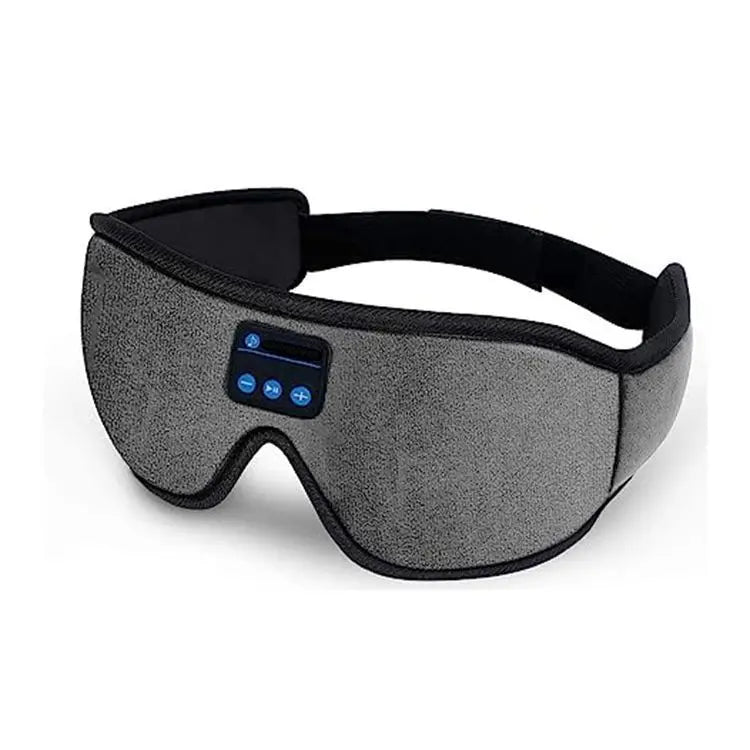Máscara de Dormir 3D com Fones de Ouvido Bluetooth para Música e Sono com Alto-falante HD Embutido