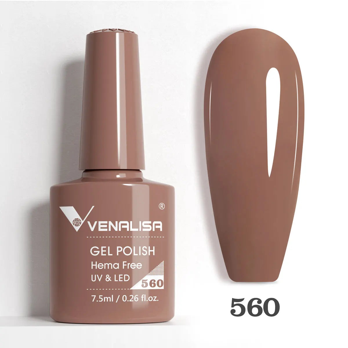 Verniz de Gel com Glitter Venalisa Livre de HEMA e TPO – Cobertura Total Deslumbrante, Soak Off, Gel UV/LED para Unhas de Gel Francesas, Coleção Nude Rosa Jelly
