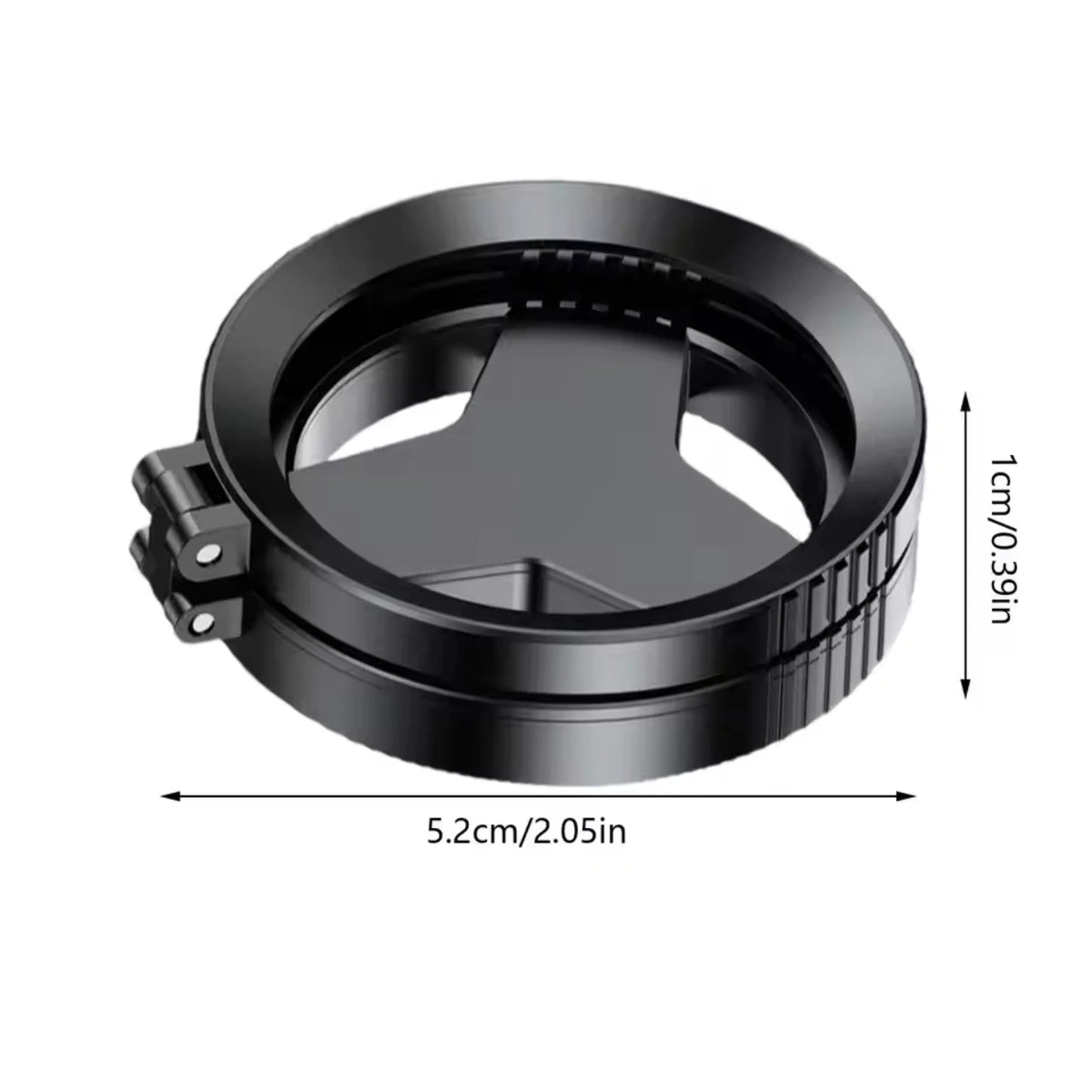Filtro Polarizador CPL Magnético de 52mm para Lente de Celular iPhone/Samsung e Outros Smartphones com Adaptador Magnético Retrátil
