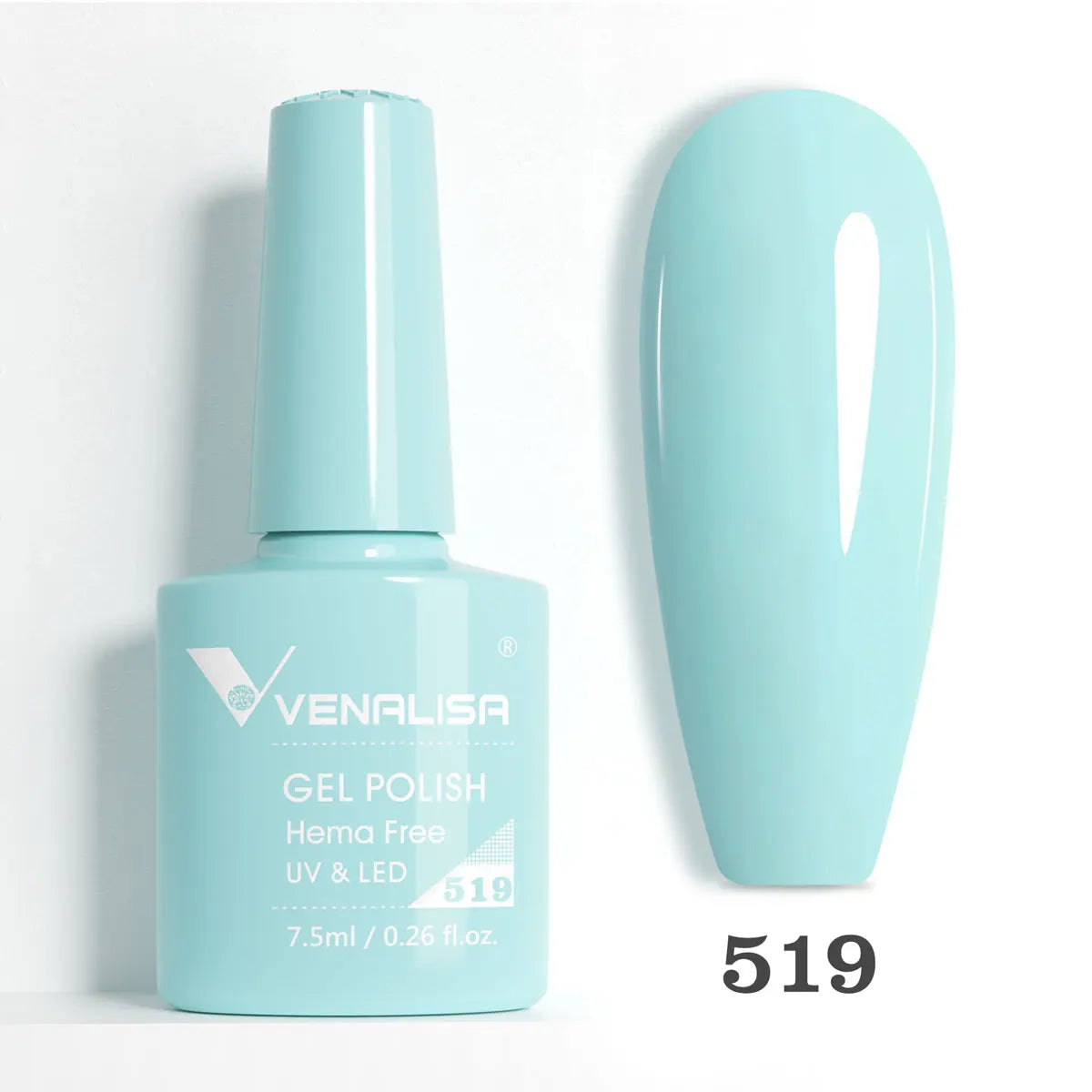 Verniz de Gel com Glitter Venalisa Livre de HEMA e TPO – Cobertura Total Deslumbrante, Soak Off, Gel UV/LED para Unhas de Gel Francesas, Coleção Nude Rosa Jelly