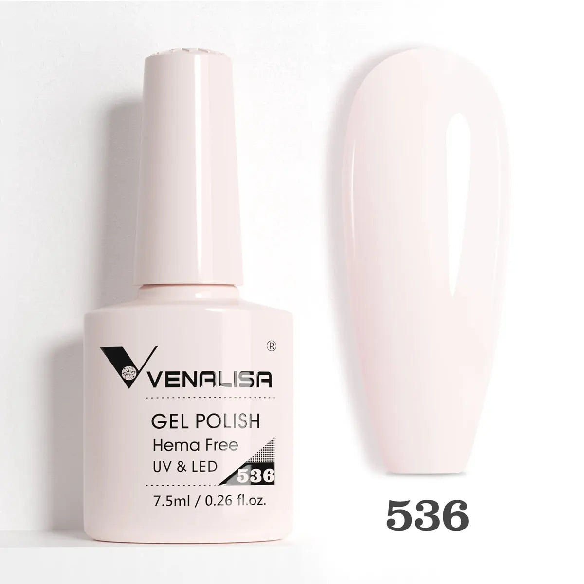 Verniz de Gel com Glitter Venalisa Livre de HEMA e TPO – Cobertura Total Deslumbrante, Soak Off, Gel UV/LED para Unhas de Gel Francesas, Coleção Nude Rosa Jelly