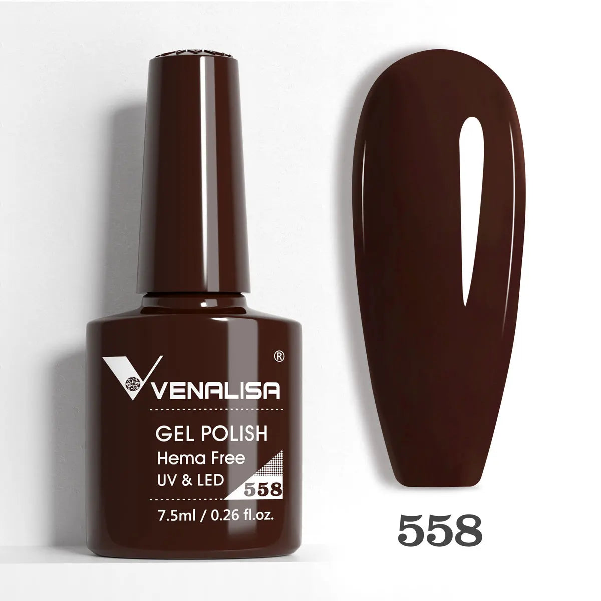 Verniz de Gel com Glitter Venalisa Livre de HEMA e TPO – Cobertura Total Deslumbrante, Soak Off, Gel UV/LED para Unhas de Gel Francesas, Coleção Nude Rosa Jelly