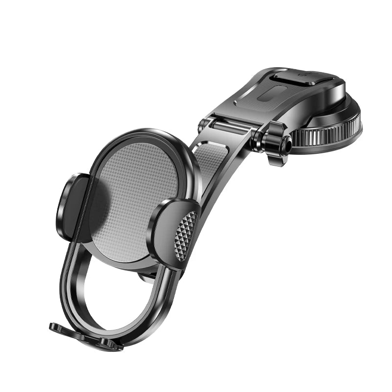 Suporte de Telefone para Carro Dobrável Vyvylabs com Adsorção Tripla e Bloqueio Automático, Montagem para Carro Off-Road Anti-Choque 360 ° Ajustável e Silencioso para iPhone Xiaomi Huawei Samsung