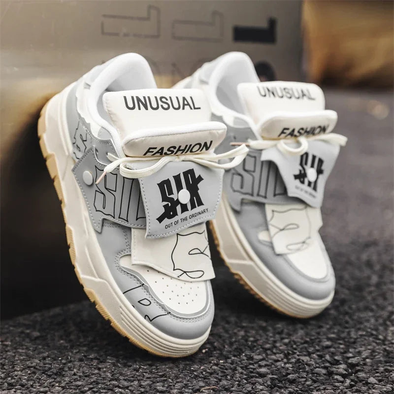 35-45 ao ar livre juventude maré pão sapatos femininos masculino placa classe calçados outono sapatos casuais confortáveis anti deslizamento tênis moda