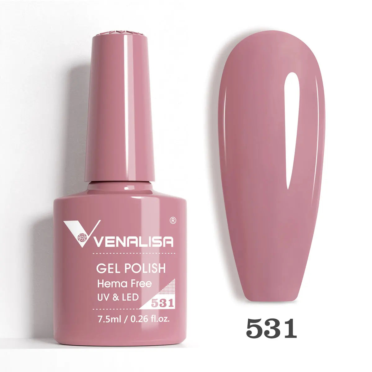 Verniz de Gel com Glitter Venalisa Livre de HEMA e TPO – Cobertura Total Deslumbrante, Soak Off, Gel UV/LED para Unhas de Gel Francesas, Coleção Nude Rosa Jelly