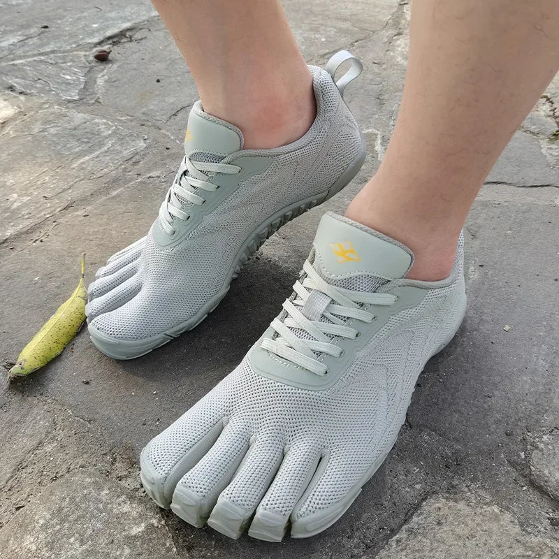 Sapatos Unissex com Dedos Separados para Homens, Tênis Casuais FiveFingers, Sapatos de Escalada com Drenagem, Sapatos de Água de Secagem Rápida para Canyoning