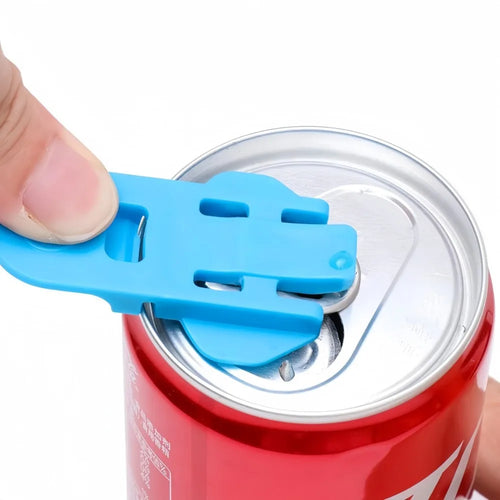 Abridor de latas portátil de plástico, 6 peças
