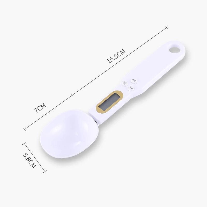 > **Mini Colher Balança Digital de Cozinha com Visor LCD (0,1g a 500g) – Medidor Eletrônico de Alimentos, Farinha, Leite e Café em Pó**
>