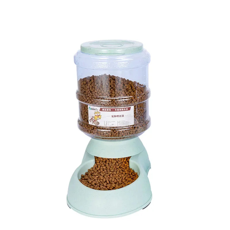 Automático Pet Alimentador Waterer, Alta Capacidade, Tigela do alimento, Gravidade Água Dispenser, Pet Bowl para cães e gatos, Cão Acessórios, 3,8 L