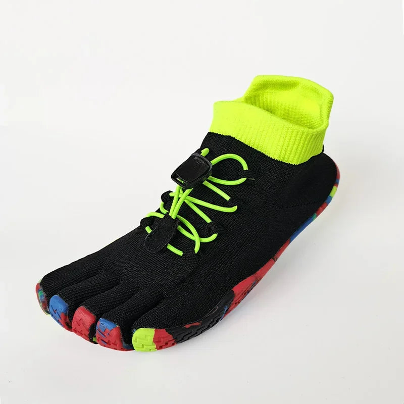 Sapatos Unissex com Dedos Separados para Homens, Tênis Casuais FiveFingers, Sapatos de Escalada com Drenagem, Sapatos de Água de Secagem Rápida para Canyoning