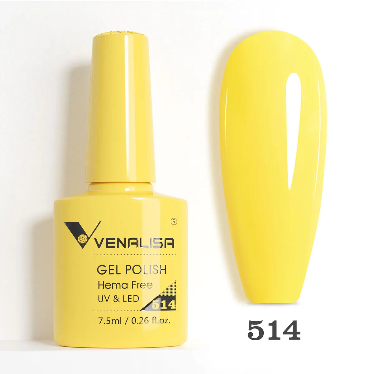 Verniz de Gel com Glitter Venalisa Livre de HEMA e TPO – Cobertura Total Deslumbrante, Soak Off, Gel UV/LED para Unhas de Gel Francesas, Coleção Nude Rosa Jelly