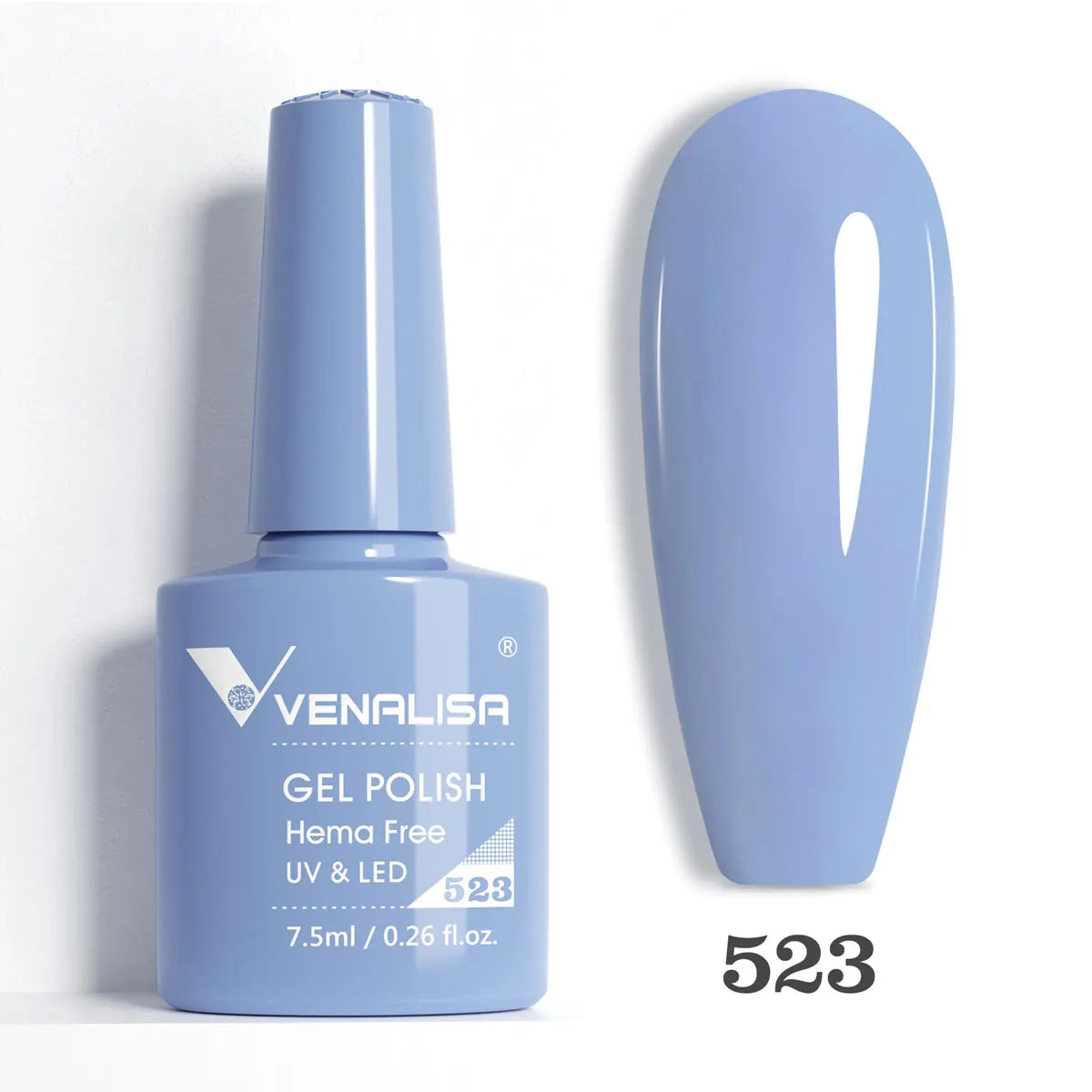 Verniz de Gel com Glitter Venalisa Livre de HEMA e TPO – Cobertura Total Deslumbrante, Soak Off, Gel UV/LED para Unhas de Gel Francesas, Coleção Nude Rosa Jelly