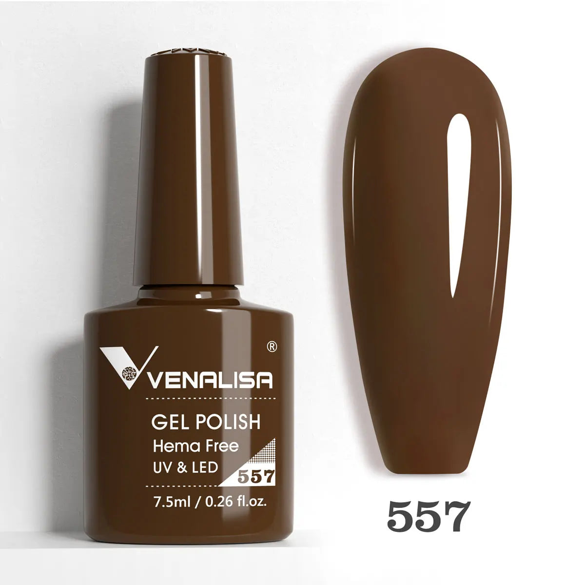 Verniz de Gel com Glitter Venalisa Livre de HEMA e TPO – Cobertura Total Deslumbrante, Soak Off, Gel UV/LED para Unhas de Gel Francesas, Coleção Nude Rosa Jelly