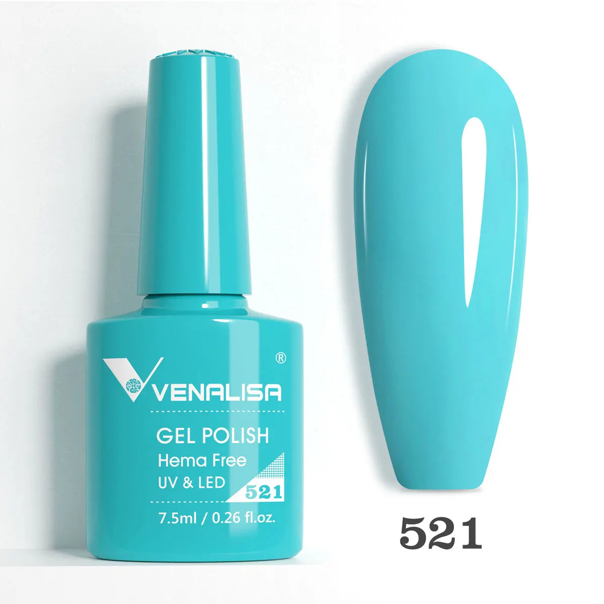 Verniz de Gel com Glitter Venalisa Livre de HEMA e TPO – Cobertura Total Deslumbrante, Soak Off, Gel UV/LED para Unhas de Gel Francesas, Coleção Nude Rosa Jelly