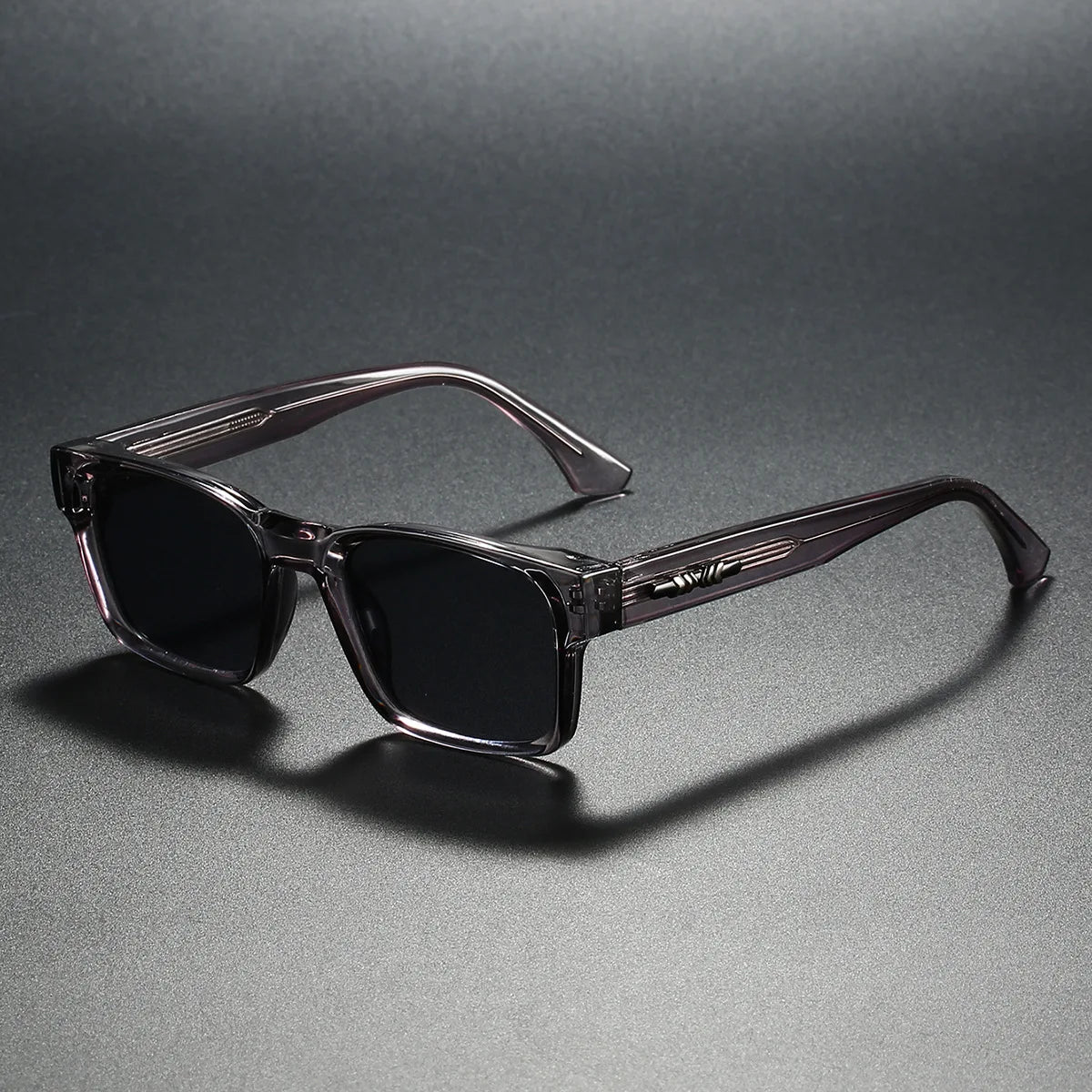 Quality Square Polarized Sunglasses Men Metal Core UV400 Unisex Sun Glasses Travel Hiking Beach Fishing Eyewear